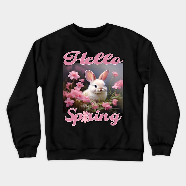 Hello Spring Crewneck Sweatshirt by EunsooLee